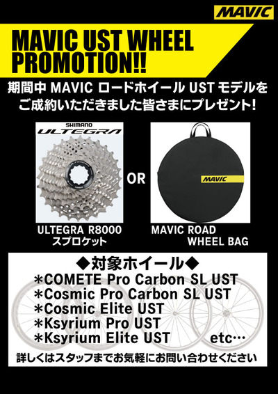 MAVICUSTキャンペーン延長中