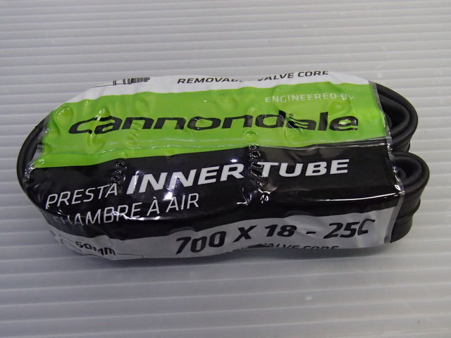 人気急上昇】 koko Cannondale(キャノンデール) キャノンデール インナーチューブ 700X18-25C 60mm PRESTA(仏式)